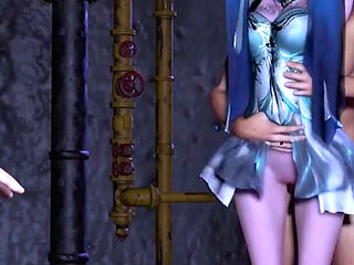 Xun Er 3D Model with a Bigbutt Surprise - 3D Animation