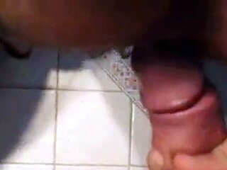 Daddy's Bareback Bathroom Fuck with His Boy Toy