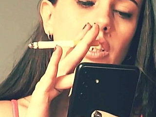 Natural Smoking POV Cigarettes - Smoke Break, Snap Inhales, Sexy Smoking.