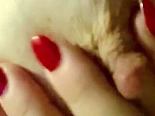 Squeezing My Big Boobs Twisting My Hard Nipples