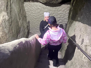 Katty Blake is discovered by tourists having sex in the Piedra del Pe&ntilde;ol, Guatap&eacute;, Antioquia, COL