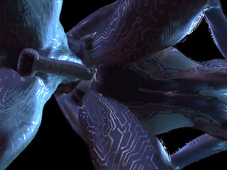 Cortana Is Having Trouble with One of Her Clones - Halo Porn Parody