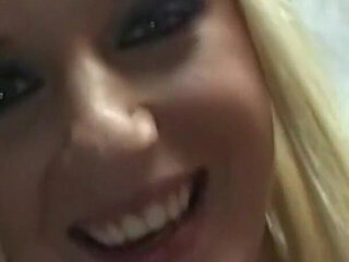 A Blonde Cutie Gets Stopped on the Street and Fucked with the Ice Cream Guy.