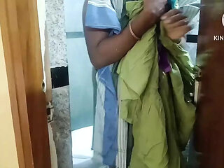 Indian Telugu hot wife bathing