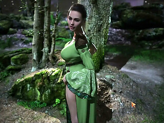 BBC Stepson Fucking His Sexy Stepmom In Forest At Night