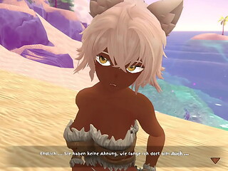 Gameplay Tropical Monster Girls #1 Charaktererstellung und Strandung
