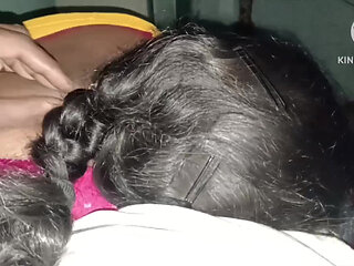 Hot indian desi aunty bowlojob