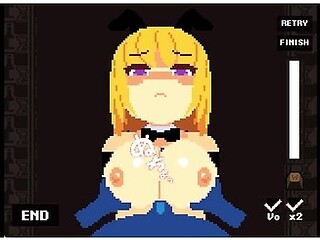 H Game Bunnybartalkh-dot Animation Titty Fuck Paizuri Hentai Dot Pixel Anime