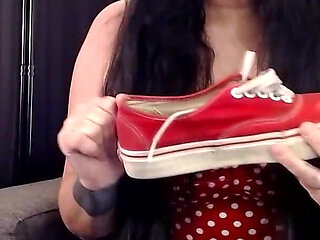 Red Vans Sneakers