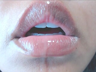 Sensual Mouth and Tongue Fetish Tease  ASMR