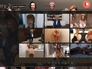 Grandma's House - Gameplay - Roleplay - Kitchen Teasing and Under Dinner Table Blowjob by Black Beauties