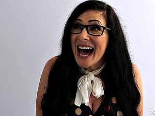 Alexandra Silk and Horny Brunette Grannies Fuck