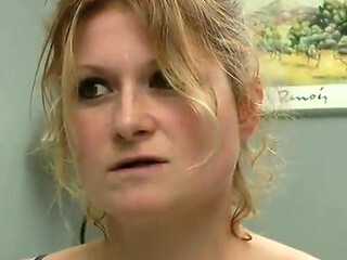 Pretty Blonde Submissive to the Big Black Man