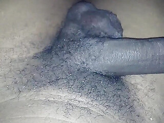 Daddy Jacking Huge Big Black Monster Cock