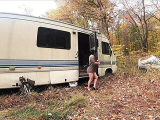 Farmer's Wife Flashes Her Big Ass While Doing Chores - Sammi Starfish