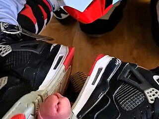 The Puppy Plays with My Bone and Sucks on It