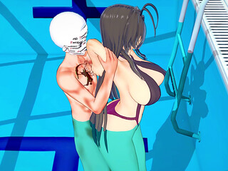 The Teacher Is Waiting for Me at the Pool so I Can Fuck Her - Shinmai Maou Ntr Testament 5