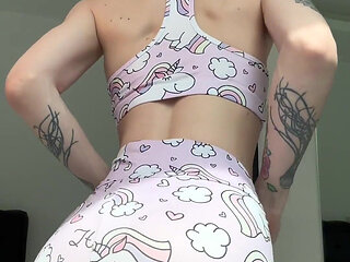 Teasing You with My Petite Butt