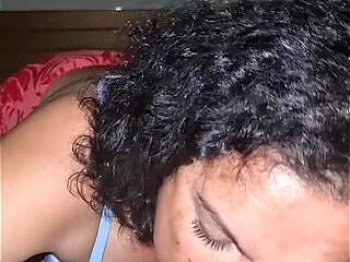 Karina Hotwife at a Fans House Sucking His Cock