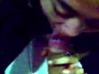 Indonesian Babe Leily Sucks White Cock for Mouthful of Cum