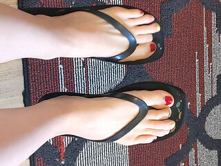 Teasing You with My Flip Flops