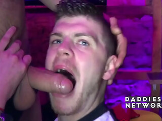 French Twink Fucks Soccer Jock in Sex Club Basement