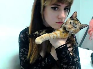 Pale amateur teen brunette Lynn Love