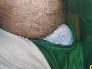 Green short. Hot