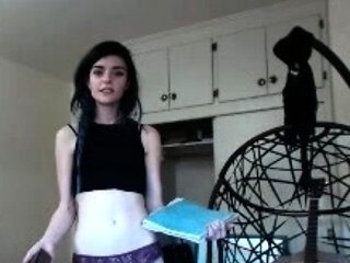 Hot amateur teen butt plug solo play