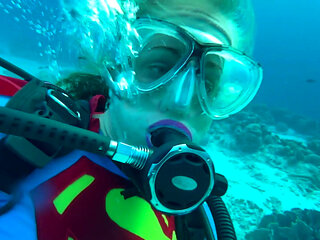 Supergirl Meets the Horniest Octopus in Bonaire