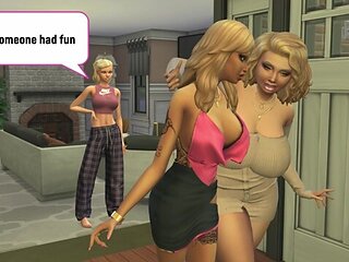 Sims quickie - Angela p2 Marvin the perv