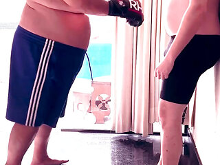 Daddy Boss Boxer Gutpunching Me