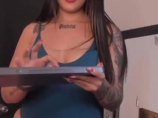 Latina with Big Ass and Tattoo Enjoys Being Fucked on Camera by Everyone