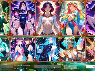 Battle Babes Hentai Game Slideshow - 10 Hot Fantasy Girls ft. Elara, Seraphina &amp_ Morrigan! 2000  Sexy Anime Cards