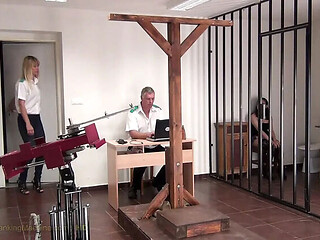 Yasmeena Ali Bare Back Whipping Machine Punishment