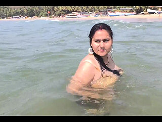 Desi Puja Bhabhi Fuck in the River.