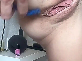 Hairy Bush in Low Sweats and Crop Top Tease Sexy Petite Girl with Pussy and Asshole Shaving and Worship