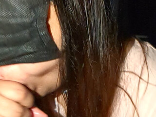 Masks bCheating beautiful horny chubby girl big boobs nice figure Sali give extra hard blowjob to her sister&#039;s husband