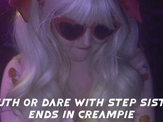Truth or Dare Game with Step-sister Part 1