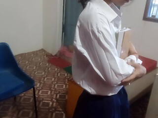 Indian College Girl in Sex with Tution Teacher Hindi Audio