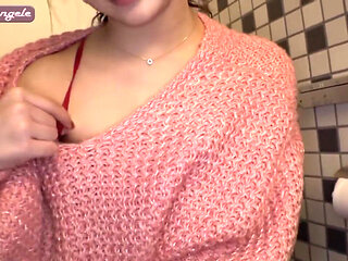 Unexpected Squirt Burst. Pink Nipples Overwhelmed by Raw Piston Creampie Part 1