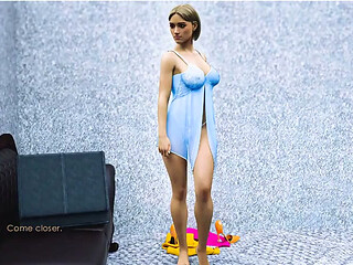 Special Request - Gameplay - Roleplay - Putting Sexy Lingerie for Pleasing Customer to Buy