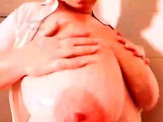 Amateur Big Boobs jerks Big Dick