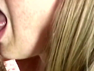 Water My Melons - Busty Blonde Babe Gets Her Tits & Throat Fucked & Facialed