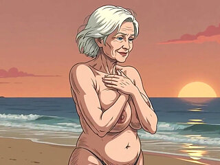 Cartoon Big Boob Beach Matures