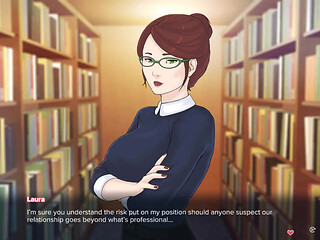 Quickie a Love Hotel Story Student Fucks His Professor in the Library and Creampies Her Pussy Hentai Porn - Episode 19
