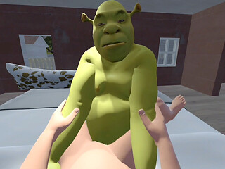 Naked Shrek fucked the fat girl l 3d animation