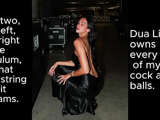 Dua Lipa Celebrity JOI / (with items)