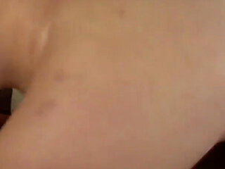 Brunette Thea Marie sucks and fucks big cock