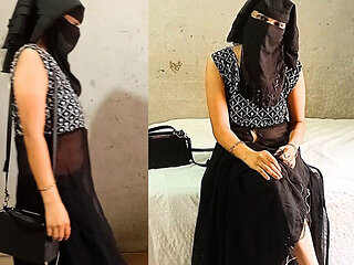 College Girl in Hijab Was Fucked by Uncut Dick